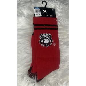 NWT Strideline Socks Georgia Bulldogs M/L Red Black